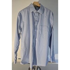 Brooks Brothers Men's Shirt 16.5 - 4/5‎ Blue And White Plaid